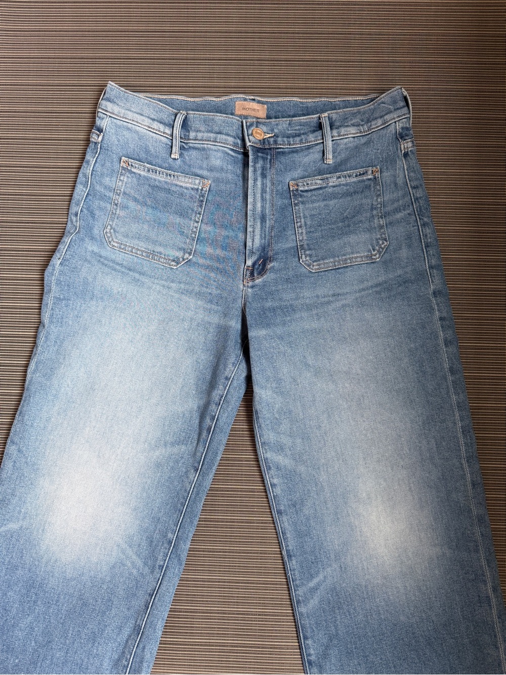 *worn twice* MOTHER The Maven wide leg ankle jeans (size 30)